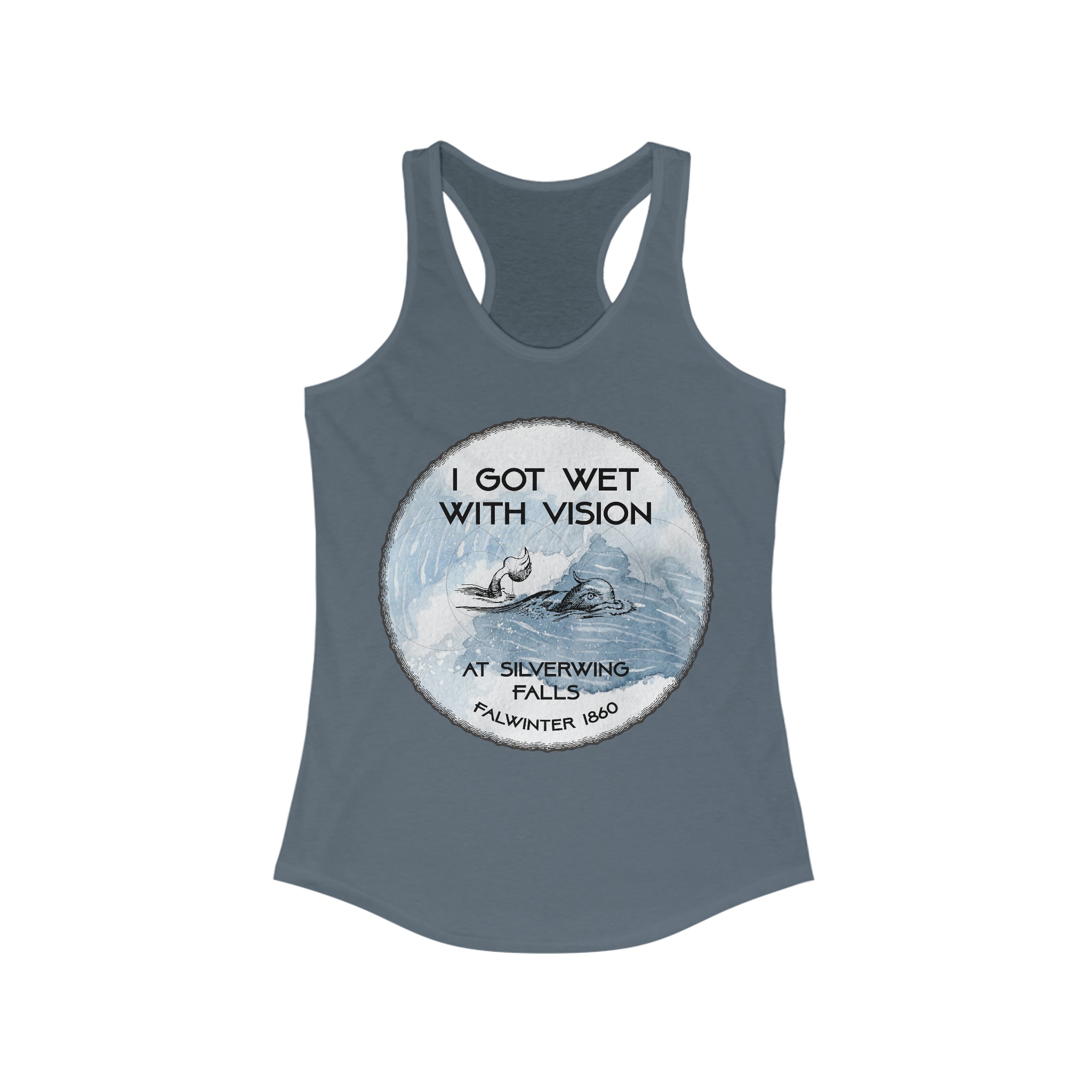 D&D Merch • Silverwing • Wet With Vision Women's Racerback Tank {Multiple Colors}