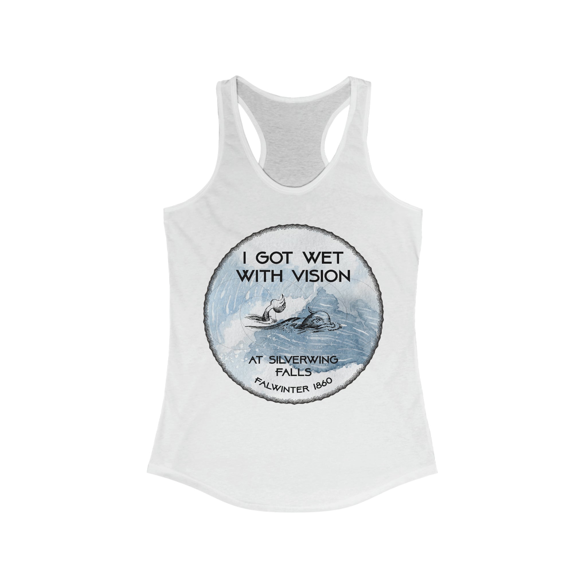 D&D Merch • Silverwing • Wet With Vision Women's Racerback Tank {Multiple Colors}