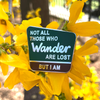 Not all those who wander are lost, but I am Pin